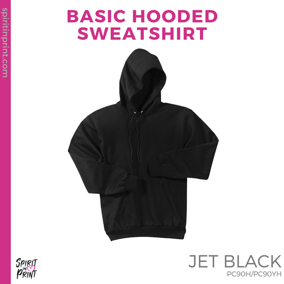 Basic Hoodie - Black (Easterby Mascot #143325)