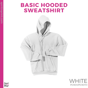 Basic Hoodie - White (St. Anthony's Block #143435)