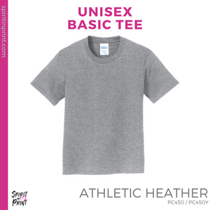 Basic Tee - Athletic Heather (Valley Oak Sliced #143383)