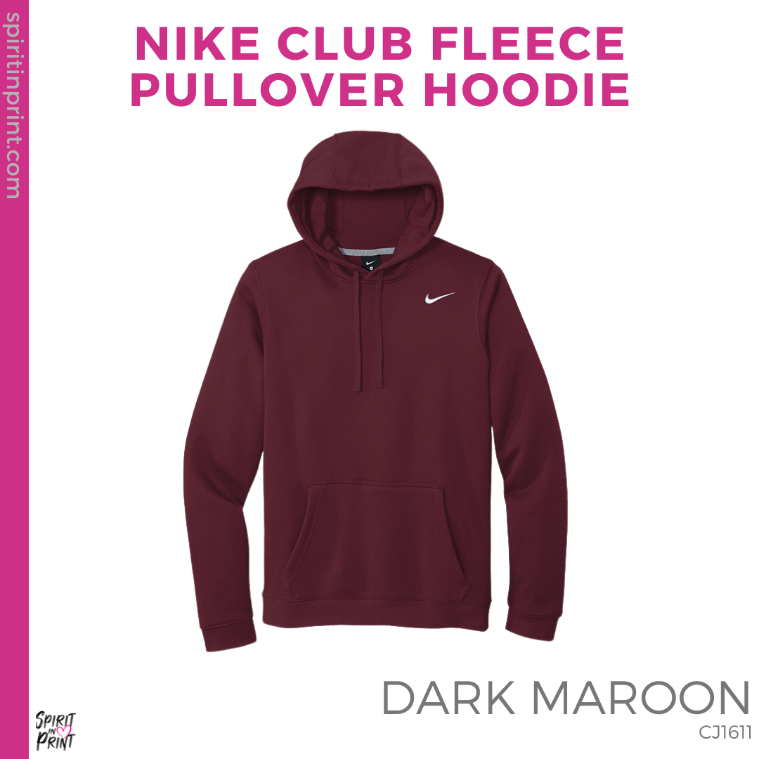 Nike maroon pullover hot sale