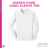 Basic Core Long Sleeve - White (Red Bank Since #143613)