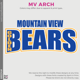 Crewneck Sweatshirt - Athletic Grey (Mountain View Arch #143389)