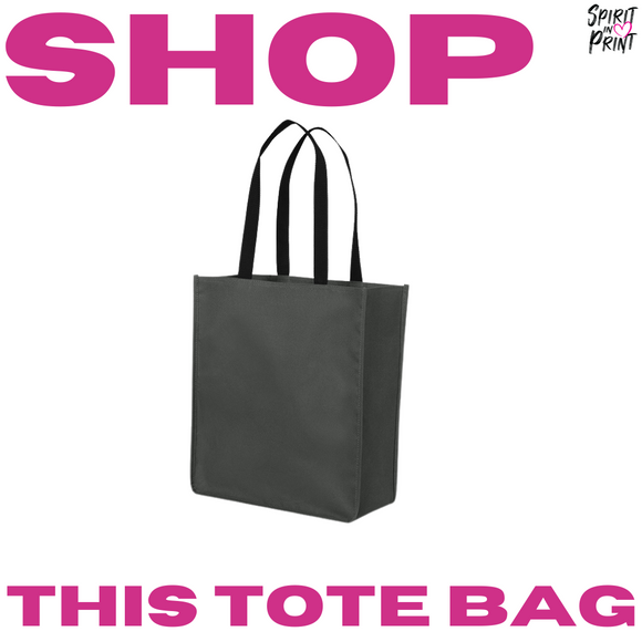 Port Authority Upright Tote- Dark Charcoal