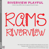 Crewneck Sweatshirt- Red (Riverview Playful #143602)
