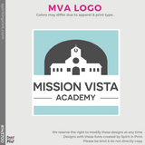 Girly Vintage Tee - White (Mission Vista Academy Logo #143700)