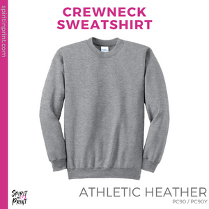 Crewneck Sweatshirt - Athletic Grey (Kastner Logo #143486)
