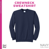Crewneck Sweatshirt - Navy (St. Anthony's Block #143435)