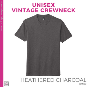 Vintage Tee - Heathered Charcoal (Nursing Retired #143511)