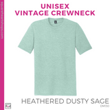 Vintage Tee - Heathered Dusty Sage (Tower)