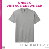 Vintage Tee - Heathered Grey (CA Blue)