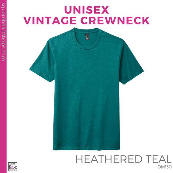 Vintage Tee - Heathered Teal (SPED Autism Sandwich #143567)