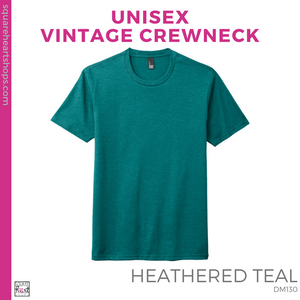 Vintage Tee - Heathered Teal (Nursing Retired #143511)