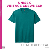 Vintage Tee - Heathered Teal (CA Teal)
