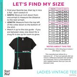 Ladies Vintage Tee - Heathered Charcoal (FSD Logo)