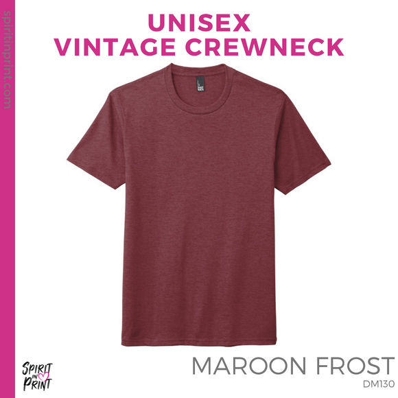 Vintage Tee - Maroon Frost (Fresno Swing PSWB)
