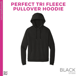 Unisex District Perfect Tri Fleece Pullover Hoodie - Black (Mission Vista Academy Block #143681)