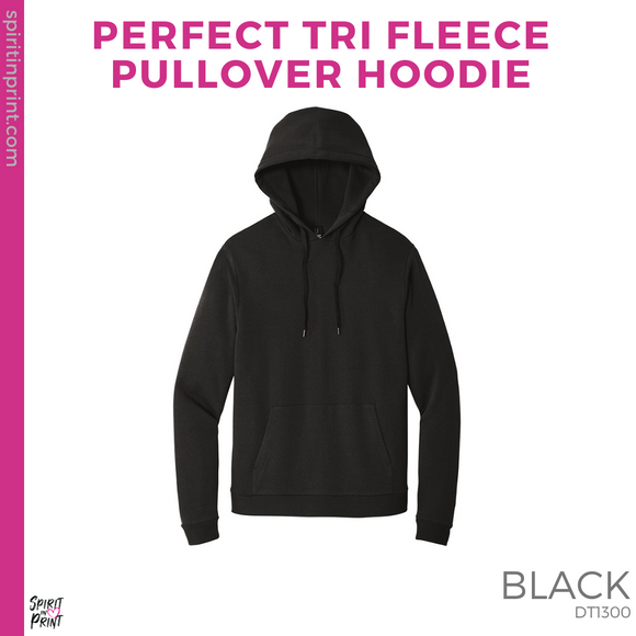 Unisex District Perfect Tri Fleece Pullover Hoodie - Black