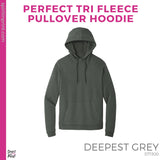 Unisex District Perfect Tri Fleece Pullover Hoodie - Deepest Grey (Mission Vista Academy Block #143681)