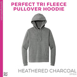 Unisex District Perfect Tri Fleece Pullover Hoodie - Heathered Charcoal (Mission Vista Academy Rectangle #143683)