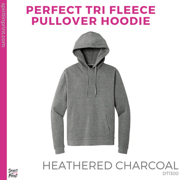 Unisex District Perfect Tri Fleece Pullover Hoodie - Heathered Charcoal (Mission Vista Academy Block #143681)
