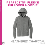 Unisex District Perfect Tri Fleece Pullover Hoodie - Heathered Charcoal