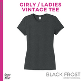 Girly Vintage Tee - Black Frost (Mission Vista Academy Rectangle #143683)