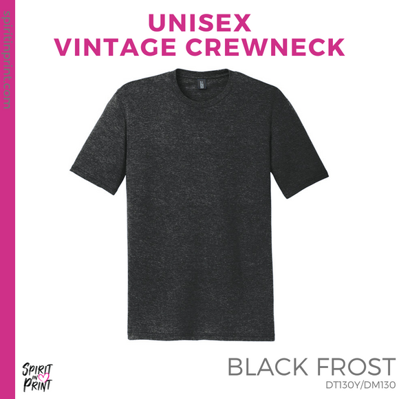 Vintage Tee - Black Frost (Fairmead Warrior Pride #143703)