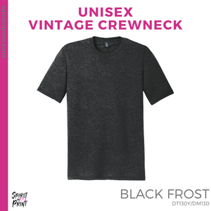 Vintage Tee - Black Frost (Fairmead Warriors #143704)