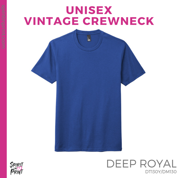 Vintage Tee - Deep Royal (Ewing Split #143687)