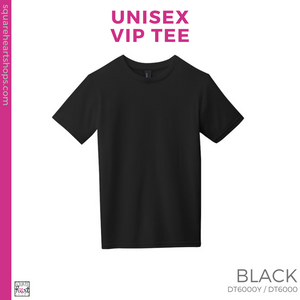 Unisex VIP Tee - Black (Kastner Stripes #143452)