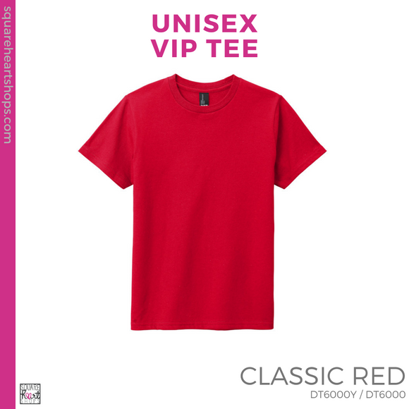 Unisex VIP Tee - Classic Red (Weldon Heart #143341)