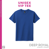 Unisex VIP Tee - Deep Royal (Garfield Bubble #143380)