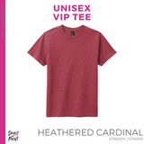 Unisex VIP Tee - Heathered Cardinal (Young Jets Thing #143376)