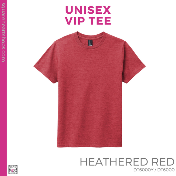 Unisex VIP Tee - Heathered Red (Red Bank Newest #143402)