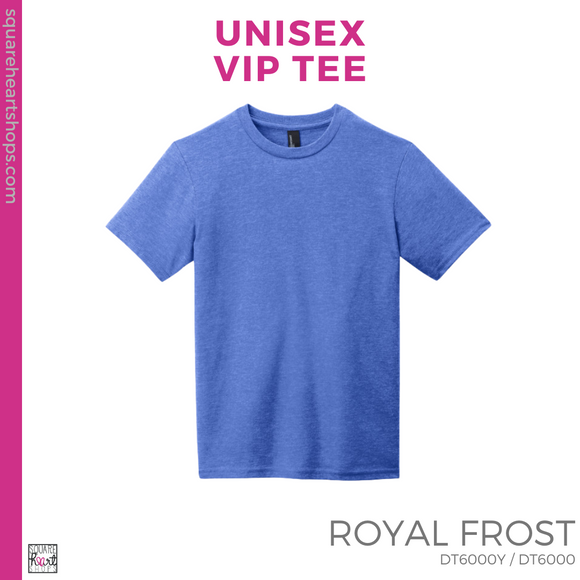 Unisex VIP Tee - Royal Frost (Mountain View Stripes #143387)