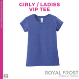 Girly VIP Tee - Royal Frost (Mountain View Playful #143388)