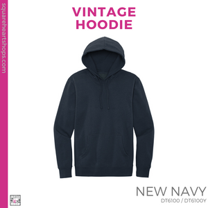 Vintage Hoodie - Navy