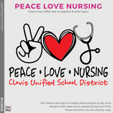 Vintage Hoodie - Navy (Peace Love Nursing #143508)