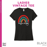 Ladies Vintage Tee - Black