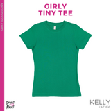 Girly Tiny Tee - Kelly Green (Easterby Mascot #143325)