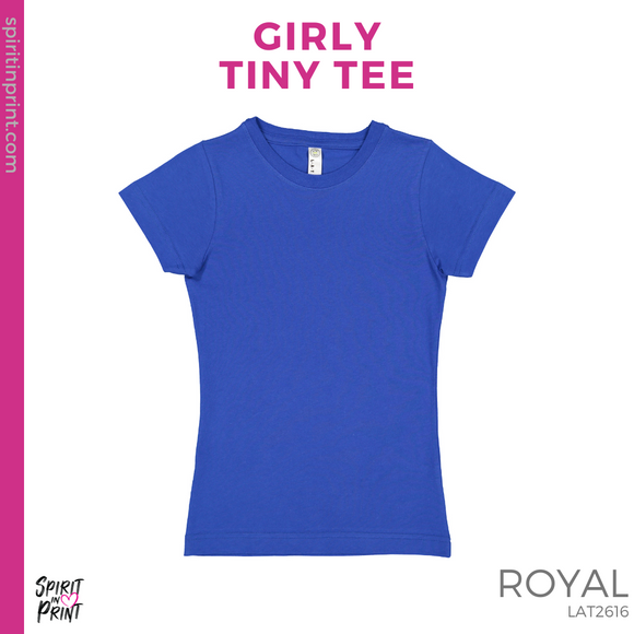 Girly Tiny Tee - Royal (Mountain View Arch #143389)