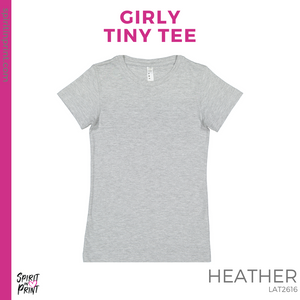 Girly Tiny Tee - Heather Grey