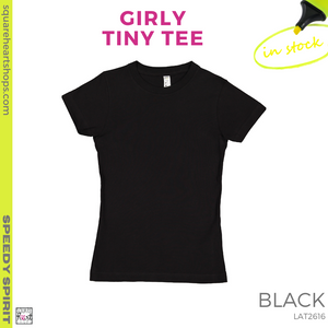 Girly Tiny Tee - Black