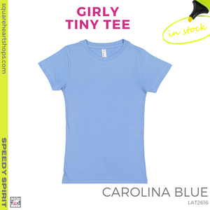 Girly Tiny Tee - Carolina Blue