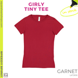 Girly Tiny Tee - Garnet