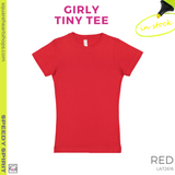 Girly Tiny Tee - Red
