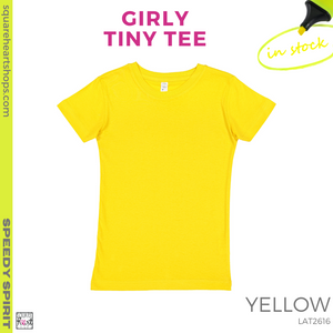 Girly Tiny Tee - Yellow