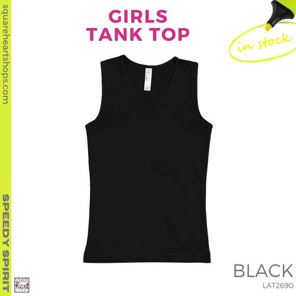 Girly Tank Top - Black