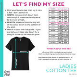 Ladies Next Level Cotton Tee- Heavy Metal (Mission Vista Academy Rectangle #143683)