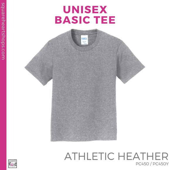 Basic Tee - Athletic Heather (Mountain View Stripes #143387)